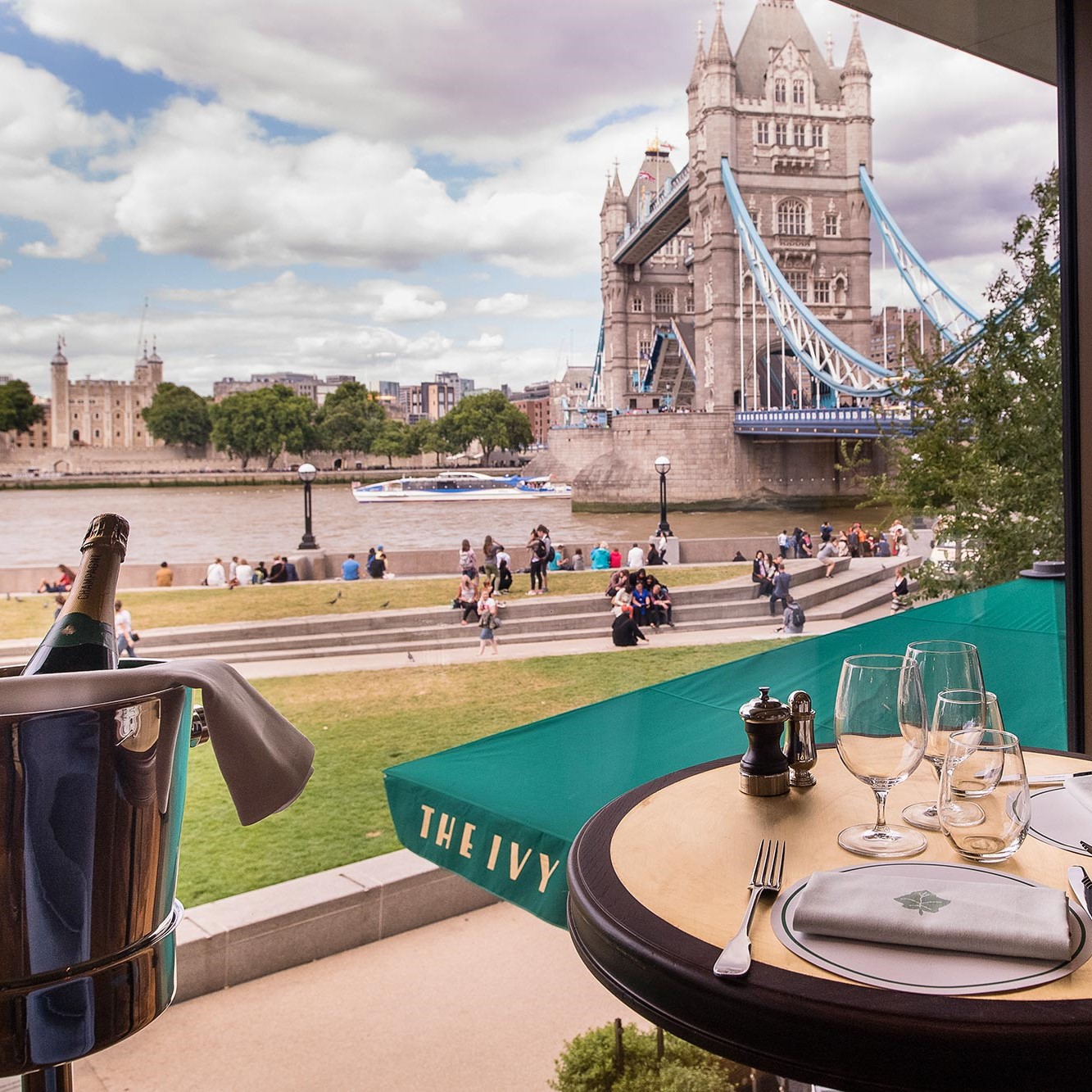 Dine in style at The Ivy Tower Bridge